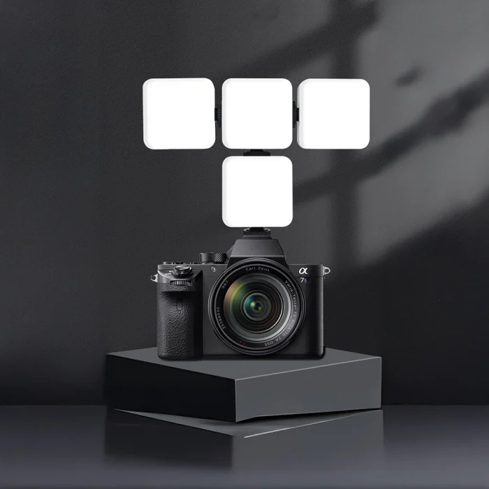 GZ49S RGB Light Işıklı Telefon Tutucu Ring Light