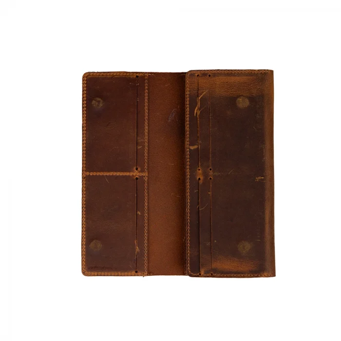 Hakiki Nubuk Deri Universal 10 Kart Hazneli Mıknatıslı Telefon Bölmeli Cüzdan