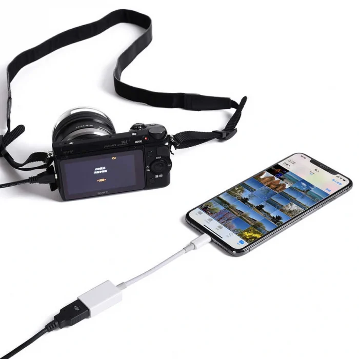 JH-0514 Lightning To Usb Kamera Bağlantı Adaptörü