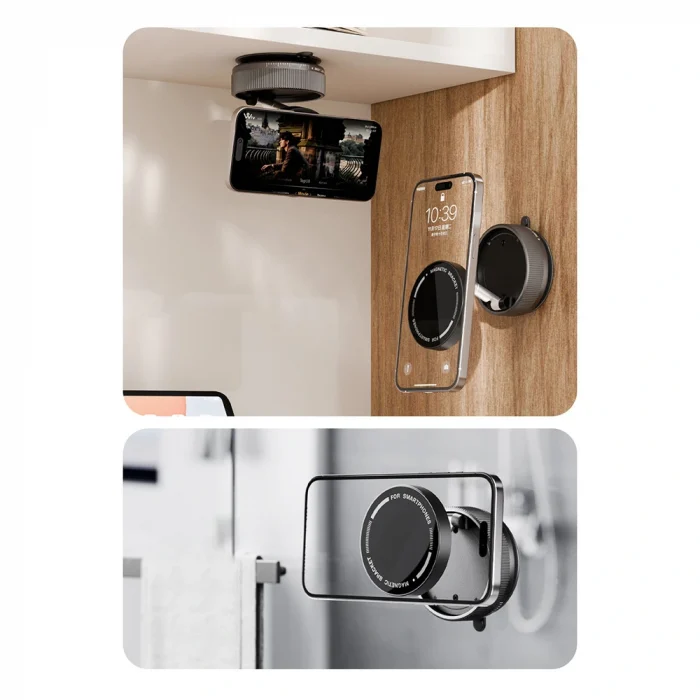 Araç içi Telefon Tutucu Vakum Özellikli Magnetik Telefon Tutucu