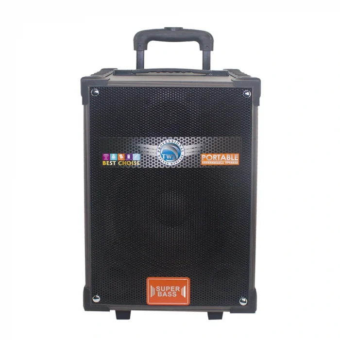 LT-908 Dijital LED Göstergeli FM Radyolu Mikrofonlu TWS 8 inç Stereo Bass Kablosuz Karaoke Hoparlör