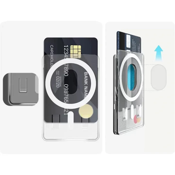 Magnetik Cardsafe Transparan Kartlık