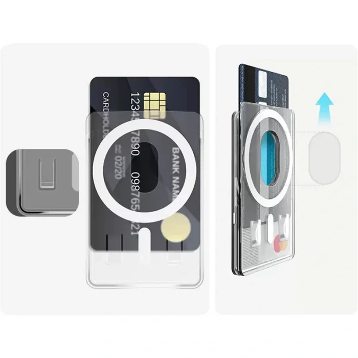 Magnetik Cardsafe Transparan Kartlık