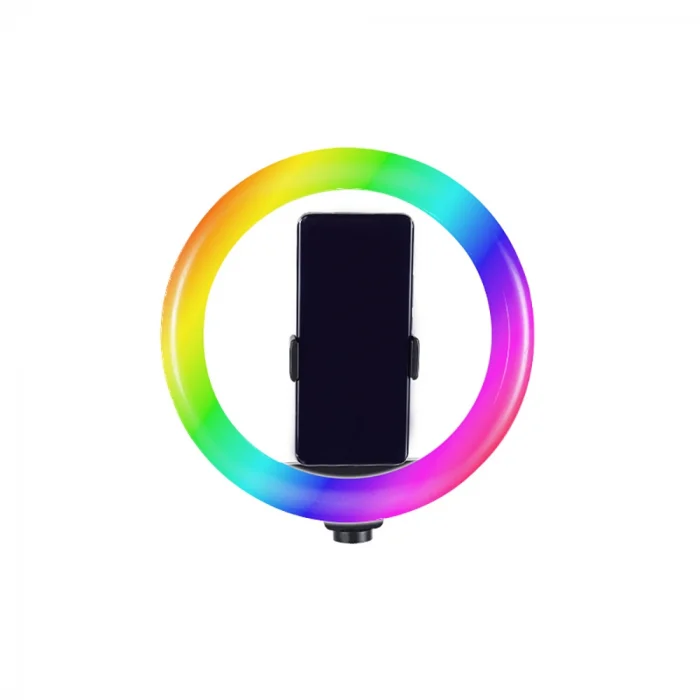 MJ20 RGB Light 8 inç Işıklı Telefon Tutucu Ring Light