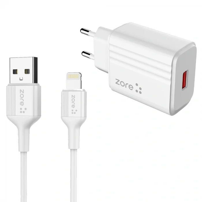 Play Serisi PL1 Lightning 2in1 Seyahat Şarj Aleti 12W