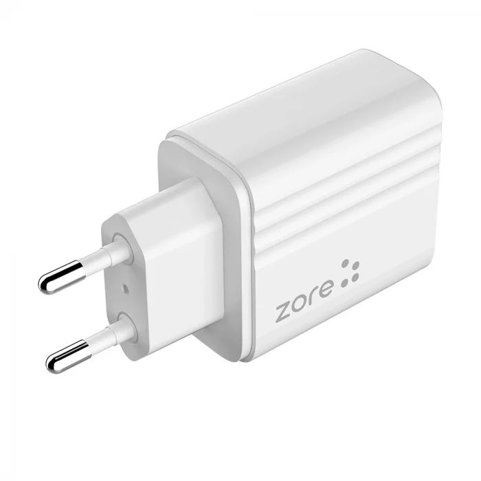 Zore Play Serisi PL1 Type-C 2in1 Seyahat Şarj Aleti 12W