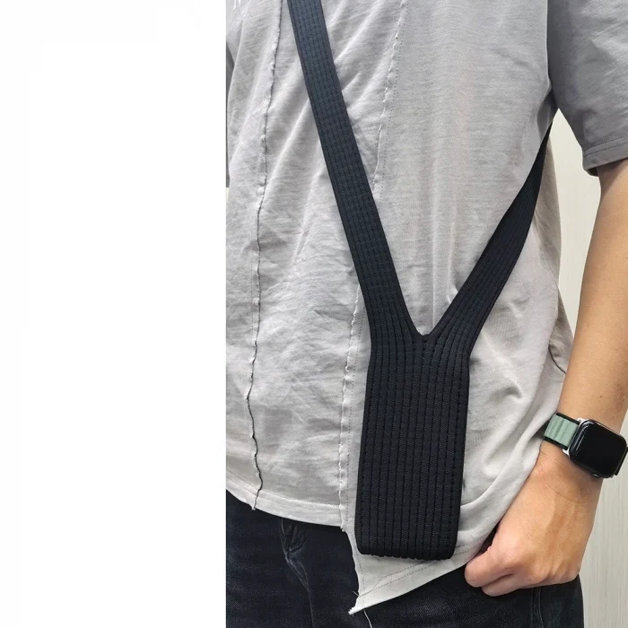 Zore Pocket Örgülü Cep Telefonu Taşıma Askısı