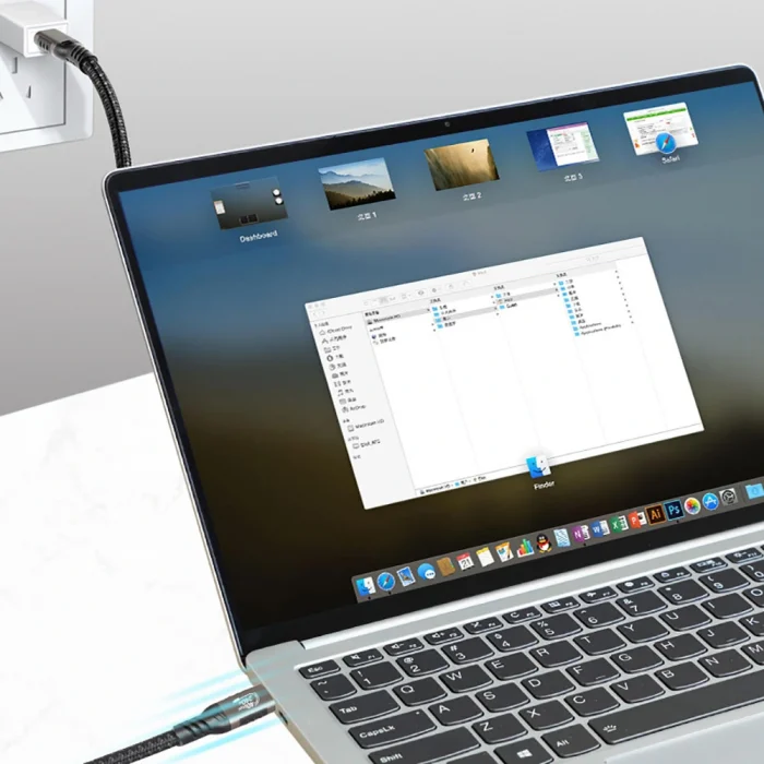 QG01 Type-C to Type-C USB4 PD Data Kablosu 240W 40Gbps 8K@60Hz 1.2 Metre