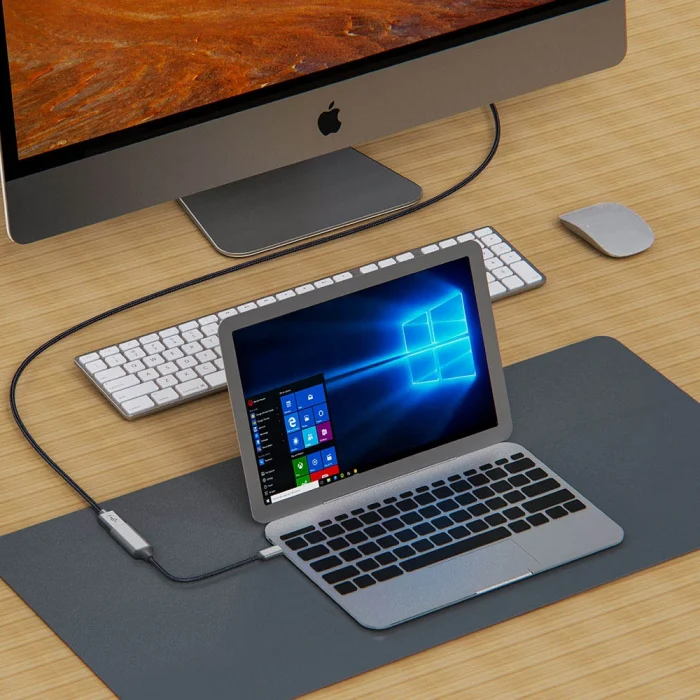 QG05 8K 60 Hz Görüntü Kalitesi Type-C to HDMI Dönüştürücü 15cm