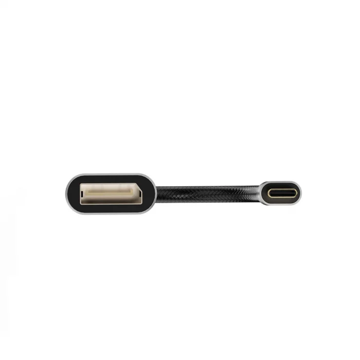 QG07 8K 60 Hz Görüntü Kalitesi Type-C to Display Port Dönüştürücü 15cm