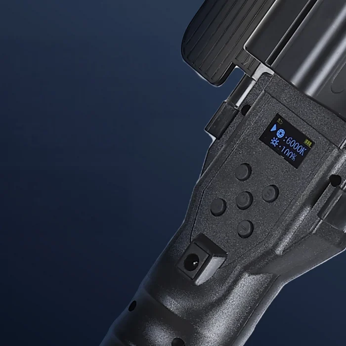 R1000 OLED Ekran Göstergeli RGB Led Işıklı Aydınlatma Çubuğu