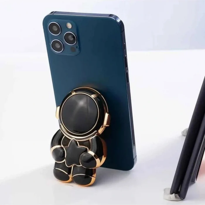 Space Yıldızlı Astronot Figürlü Cep Telefonu Standı