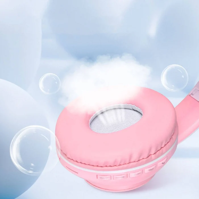 STN-28 Pro Kedi Kulaklı Tasarımlı RGB Işıklı Bluetooth Kulaklık