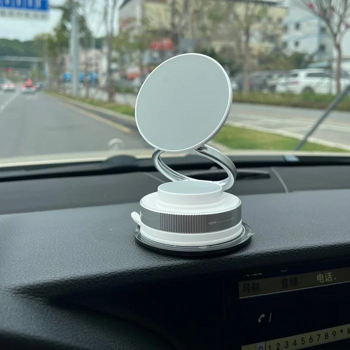 T28 Vakum Özellikli 360 Derece Dönebilen Magnetik Telefon Tutucu