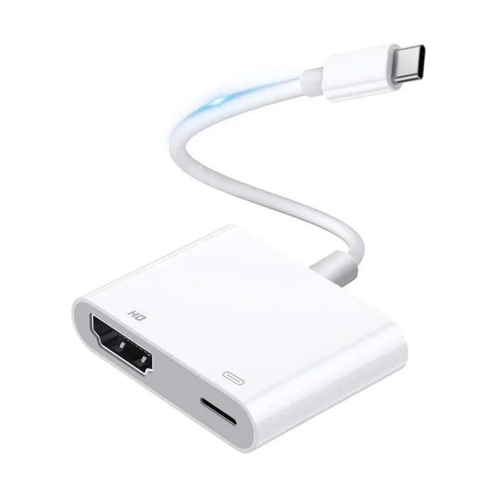 Type-C to Type-C PD100W + HDMI 4K@30Hz 2in1 Adaptör