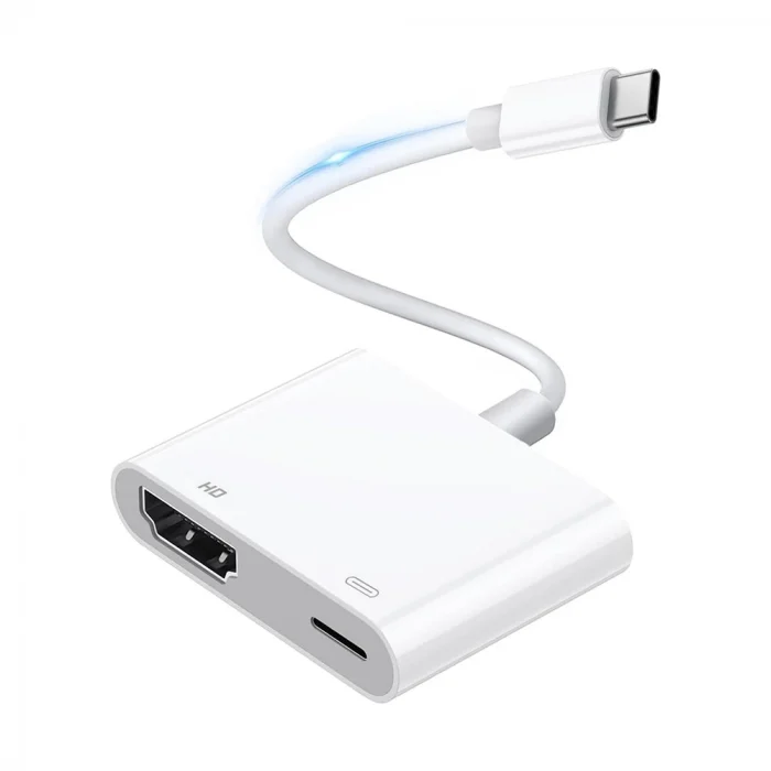 Type-C to Type-C PD100W + HDMI 4K@30Hz 2in1 Adaptör