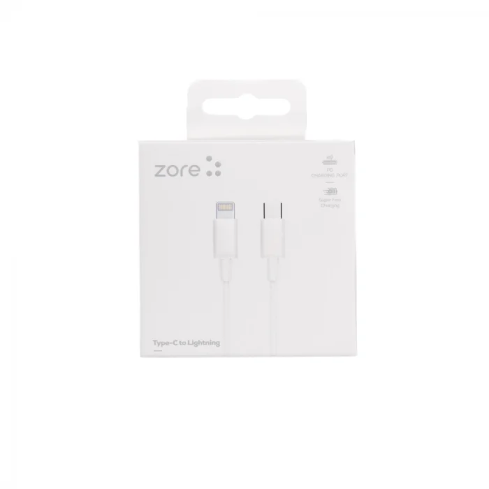 ZR-42 Type-C to Lightning PD Hızlı Şarj Özellikli Data ve Şarj Kablosu 1M