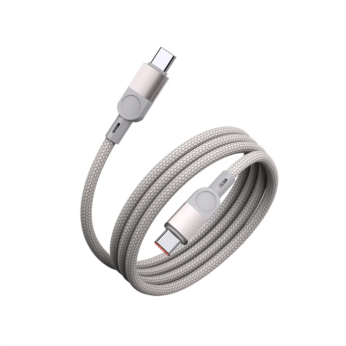ZR-44 Type-C to Type-C PD 100W Örgü Tasarımlı Hızlı Şarj Özellikli Data ve Şarj Kablosu 1M