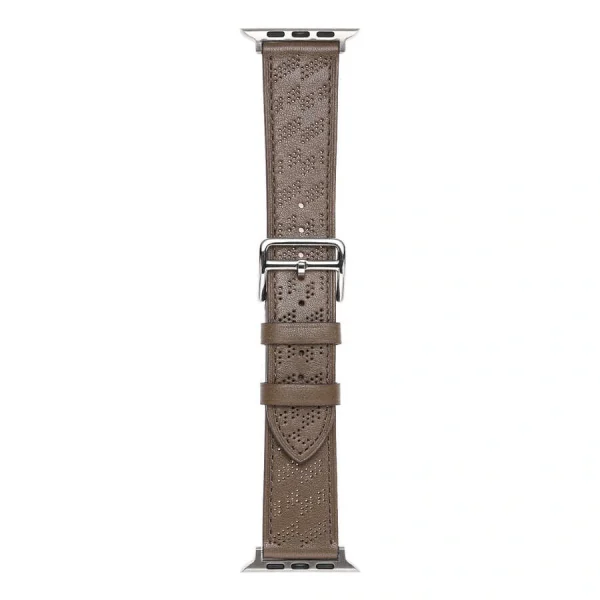 ​​​Watch 44mm Uyumlu-76 PU Deri Kordon Strap Kayış