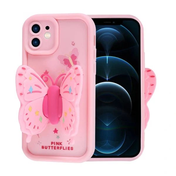 iPhone 12 Kılıf Kamera Korumalı Figür Tasarımlı Kapya Kapak