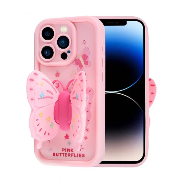 iPhone 14 Pro Kılıf Kamera Korumalı Figür Tasarımlı Kapya Kapak