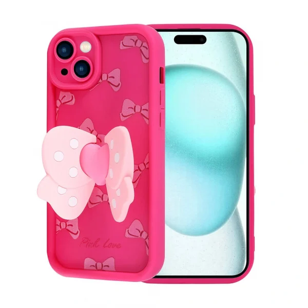 iPhone 15 Plus Kılıf Kamera Korumalı Figür Tasarımlı Kapya Kapak