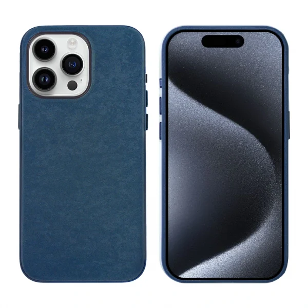 iPhone 15 Pro Kılıf Mikro Fiber Mimoza Kapak