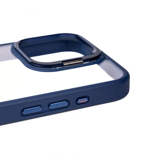 iPhone 15 Pro Max Kılıf Kamera Lens Korumalı Standlı Klon Lensli Kapak