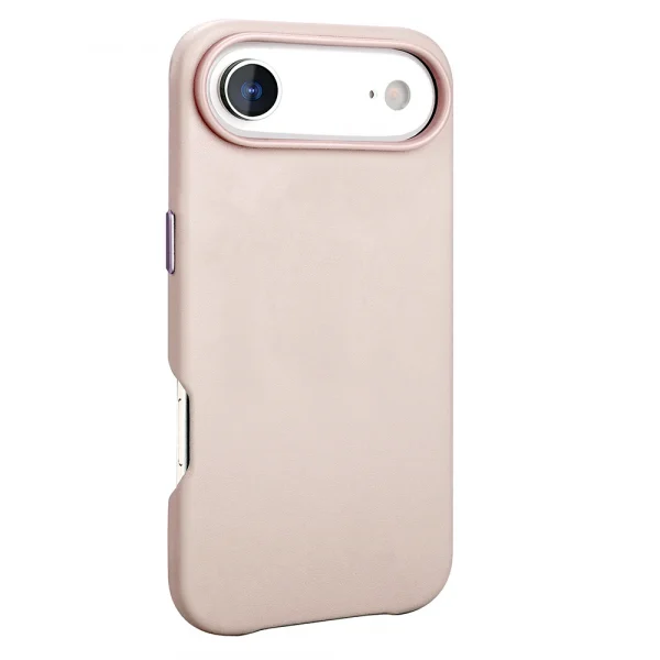 iPhone 17 Air Kılıf M-safe Şarj Özellikli PU Deri Görünümlü Kupra Kapak