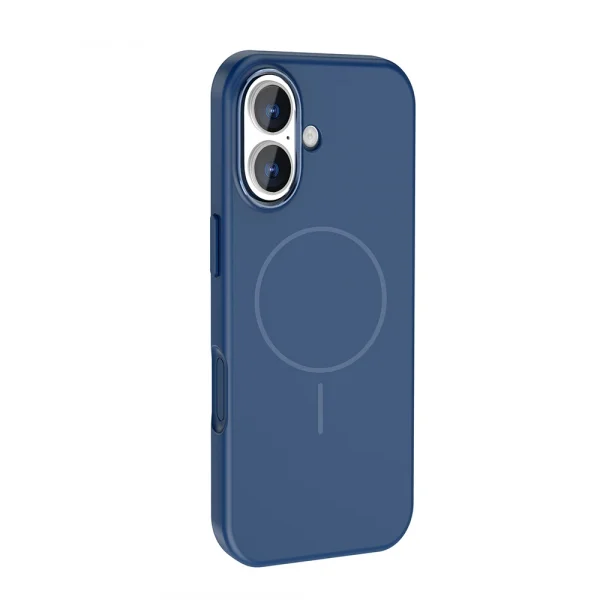 iPhone 17 Kılıf M-Safe Şarj Özellikli Metal Kamera Çerçeveli Edi Silikon Kapak