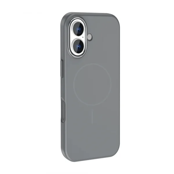 iPhone 17 Kılıf M-Safe Şarj Özellikli Metal Kamera Çerçeveli Edi Silikon Kapak