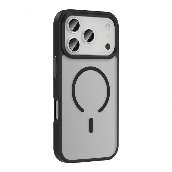 iPhone 17 Pro Kılıf M-safe Şarj Özellikli Mat Arka Yüzey Sio Kapak