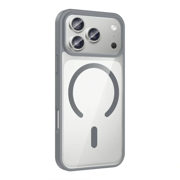 iPhone 17 Pro Max Kılıf M-safe Wireless Şarj Özellikli Silikon Ege Kapak