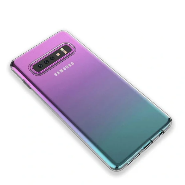 Samsung S10 Plus Kılıf Kamera Korumalı Süper Silikon Kapak