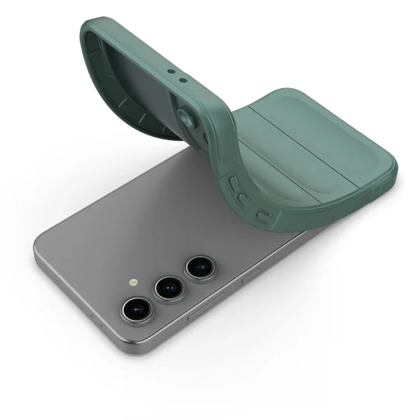 Samsung S25 FE Kılıf Esnek TPU Oyuklu Arka Yüzey Tasarımlı Etnik Silikon Kapak