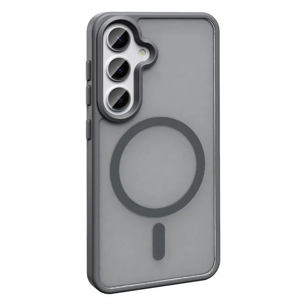 Samsung S25 FE Kılıf M-safe Şarj Özellikli Mat Arka Yüzey Sio Kapak