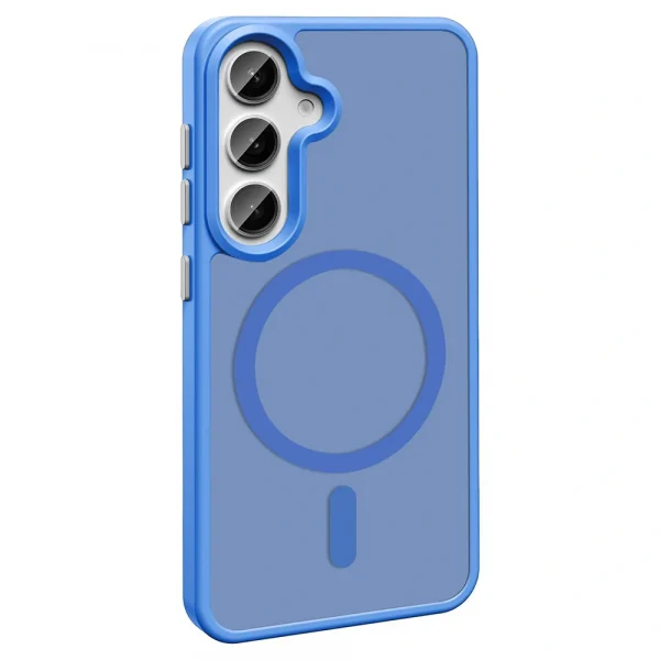 Samsung S25 FE Kılıf M-safe Şarj Özellikli Mat Arka Yüzey Sio Kapak