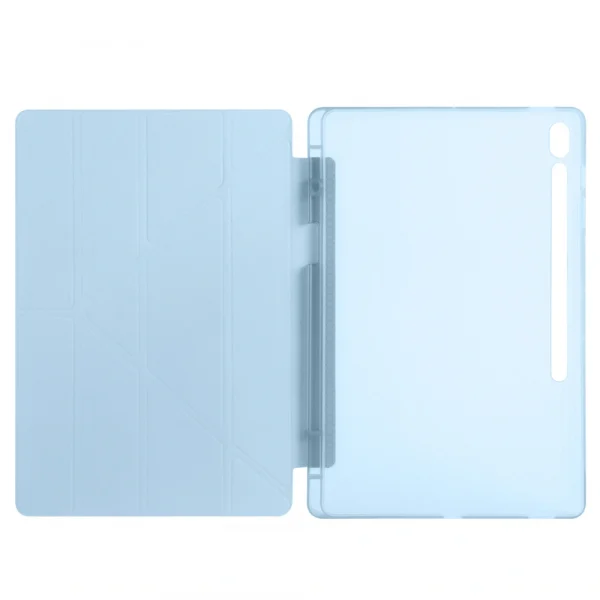 Samsung Tab S10 FE Plus Kılıf Tri Folding Kalem Bölmeli Standlı Kılıf