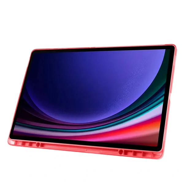 Samsung Tab S10 Ultra Kılıf Tri Folding Kalem Bölmeli Standlı Kılıf