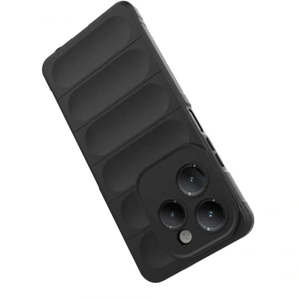 İnfinix Hot 40 Kılıf Esnek TPU Oyuklu Arka Yüzey Tasarımlı Etnik Silikon Kapak