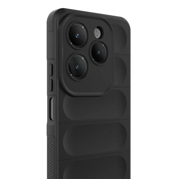 İnfinix Hot 40 Kılıf Esnek TPU Oyuklu Arka Yüzey Tasarımlı Etnik Silikon Kapak