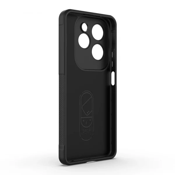 İnfinix Hot 40 Kılıf Esnek TPU Oyuklu Arka Yüzey Tasarımlı Etnik Silikon Kapak