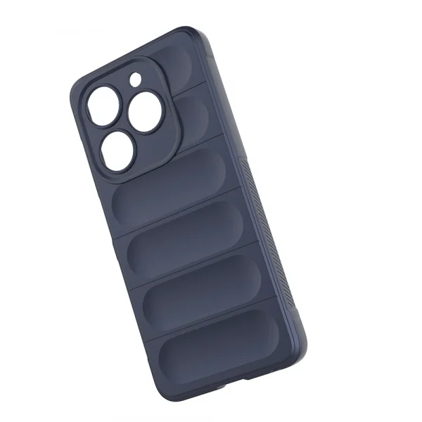 İnfinix Hot 40i Kılıf Esnek TPU Oyuklu Arka Yüzey Tasarımlı Etnik Silikon Kapak