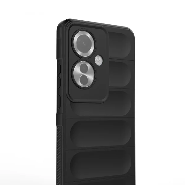 Oppo Reno 11F 5G Kılıf Esnek TPU Oyuklu Arka Yüzey Tasarımlı Etnik Silikon Kapak