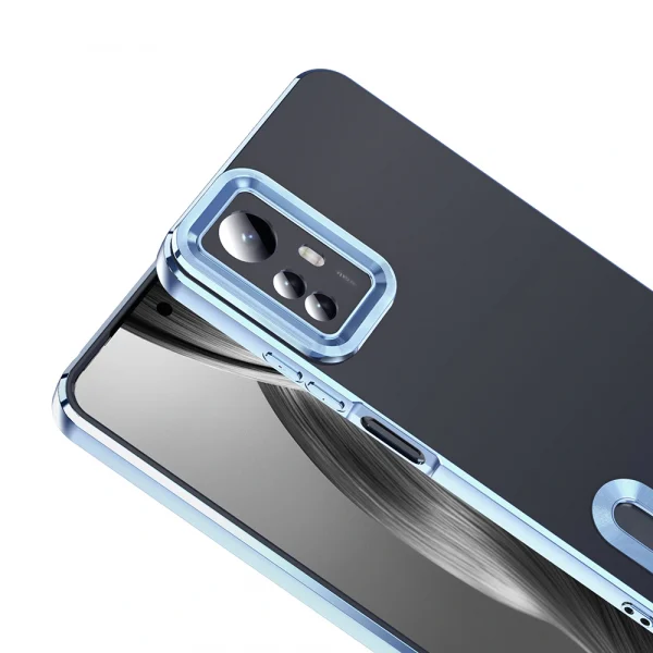 Xiaomi Redmi Note 12S Kılıf Kamera Korumalı Logo Gösteren Omega Kapak