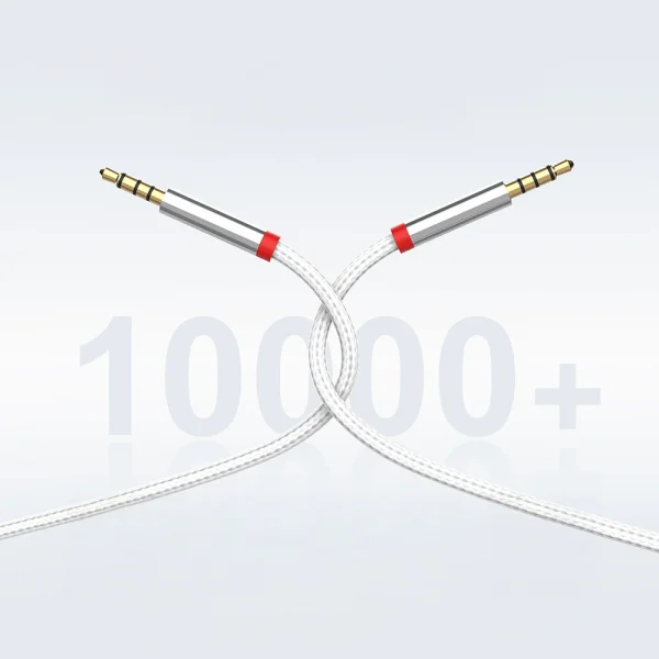 AU-708 Örgü Tasarımlı Aux Audio Kablo 3.5mm 3m