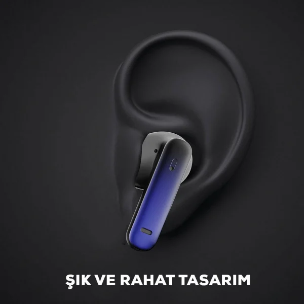 BTK-ZR101 Kulak İçi Bluetooth Kulaklık Aktif Gürültü Önleyici Özellikli ANC ve ENC Teknolojili