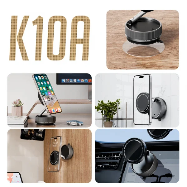 Araç içi Telefon Tutucu Vakum Özellikli Magnetik Telefon Tutucu