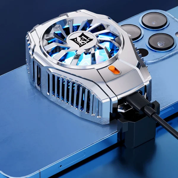 N15 Gümüş Kaplama 2 Kademeli TEC Soğutma Sistemli Telefon Soğutucu Fan