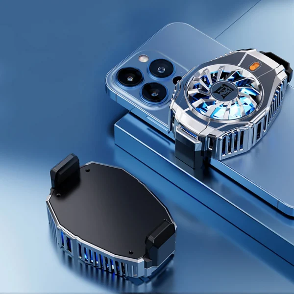 N15 Gümüş Kaplama 2 Kademeli TEC Soğutma Sistemli Telefon Soğutucu Fan